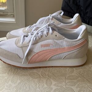 Puma White Sneakers with SoftFoam Comfort